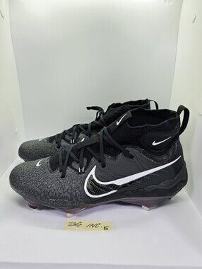 Nike Alpha Huarache NXT Baseball Cleats Men's sz 13 / DJ6517-010 Black Wht Smoke